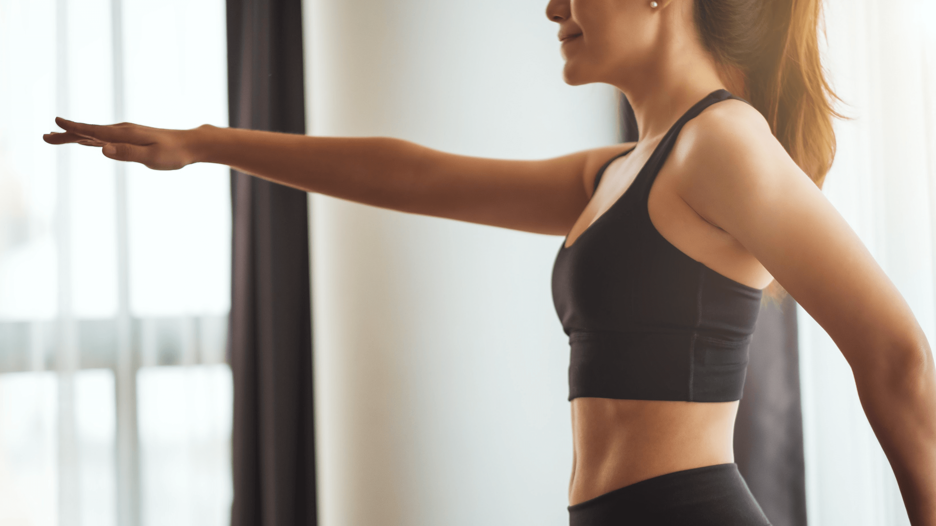 woman with toned body